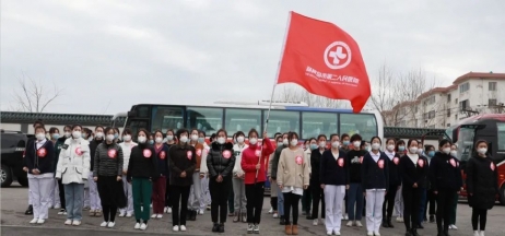 春暖花開，英雄歸來！葫蘆島市第二人民醫(yī)院支援綏中醫(yī)療隊凱旋而歸~